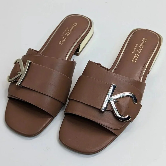 New Kenneth Cole New York Irene Slip-on Slide Sandals Size 7 - Picture 1 of 11